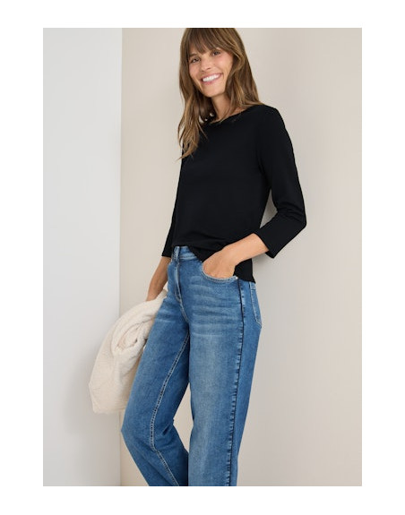 Cecil dámské tričko 319919 10001 černé