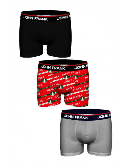 John Frank boxerky JF3B-CH-03 3pack