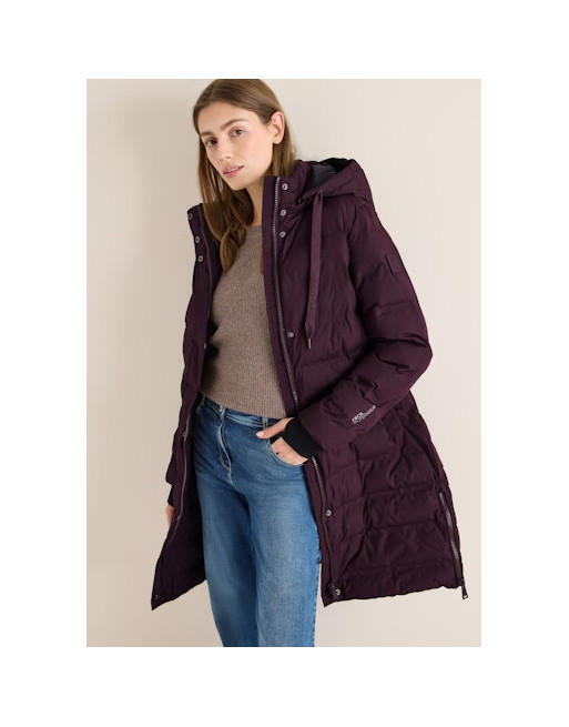 Cecil dámský kabát 101338 16544 bordó