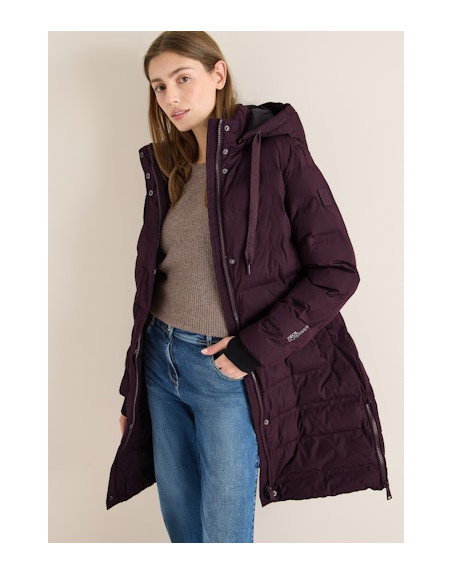 Cecil dámský kabát 101338 16544 bordó