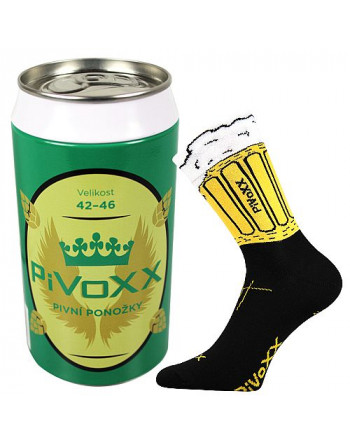 Ponožky PiVoXX + plechovka...